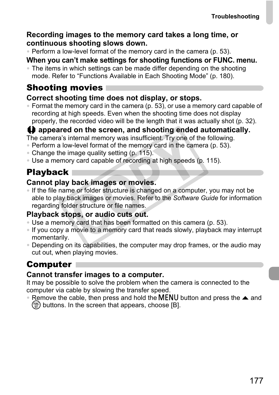Co py | Canon PowerShot G11 User Manual | Page 177 / 196