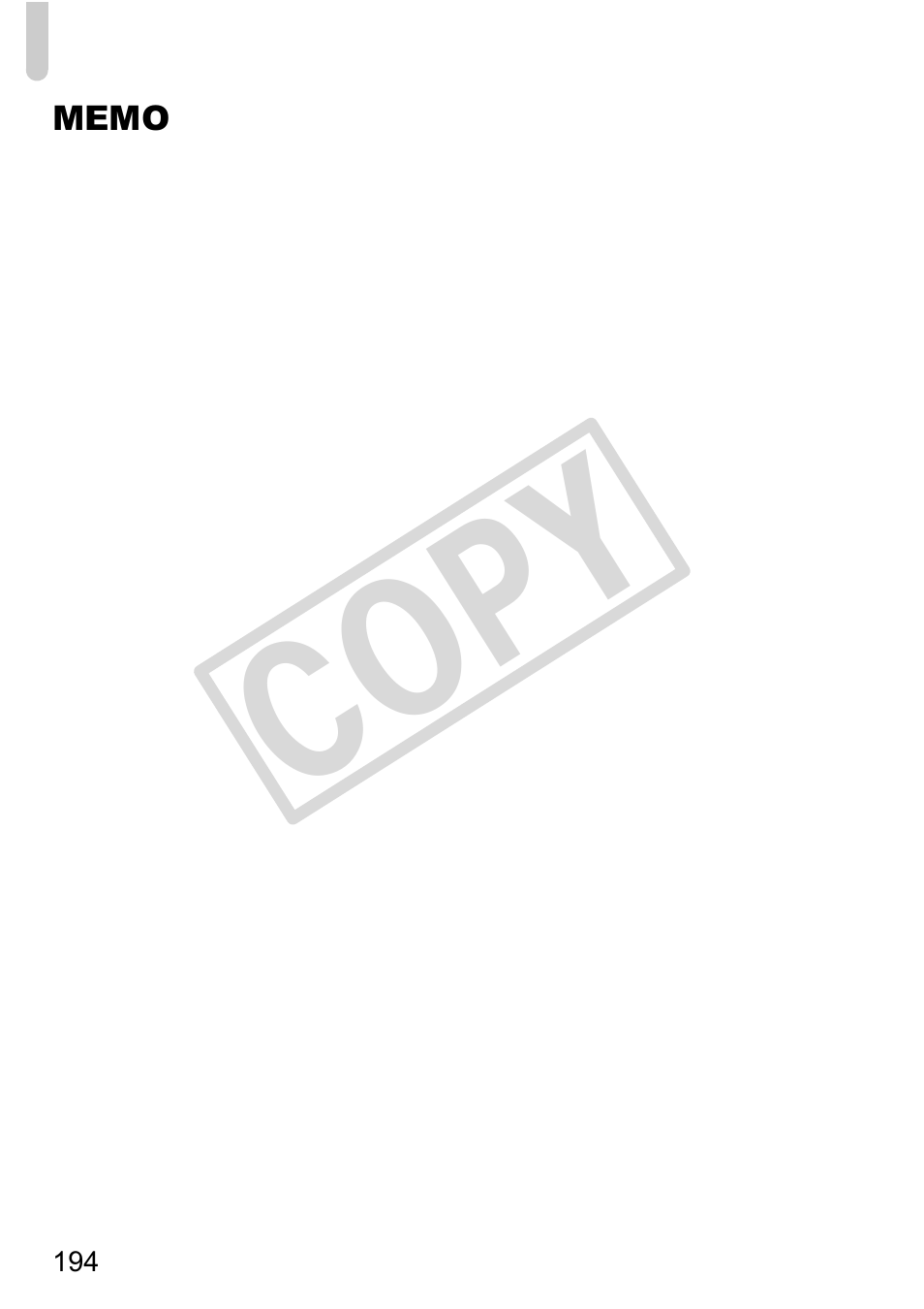 Co py | Canon PowerShot G11 User Manual | Page 194 / 196