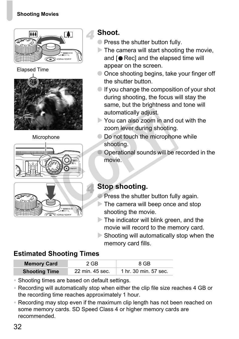 Co py | Canon PowerShot G11 User Manual | Page 32 / 196