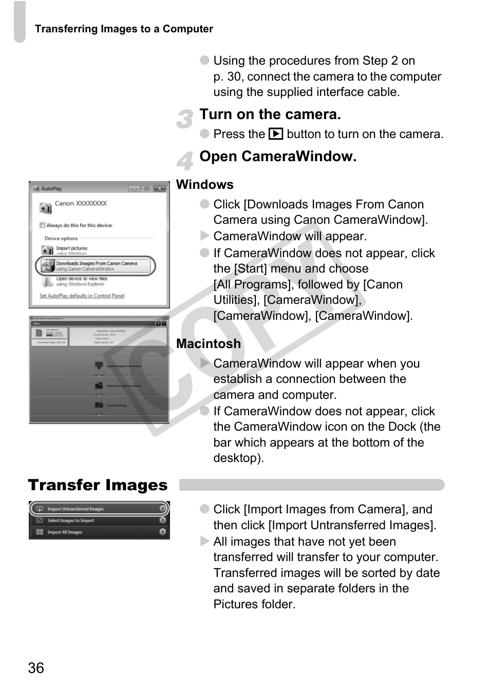 Co py | Canon PowerShot G11 User Manual | Page 36 / 196