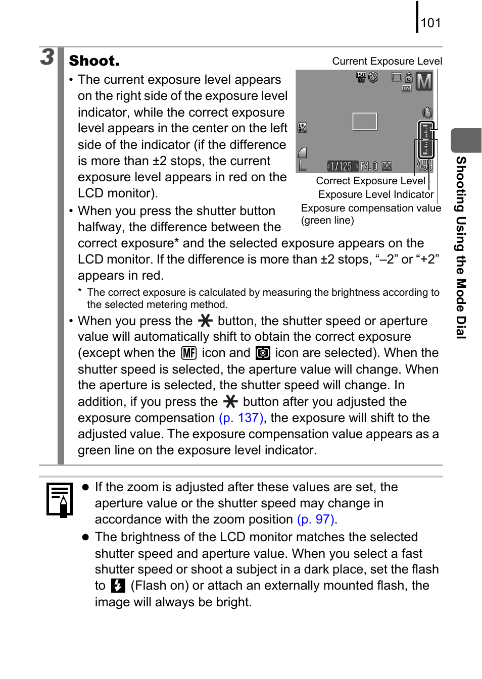 P. 101), Shoot | Canon PowerShot G10 User Manual | Page 103 / 306