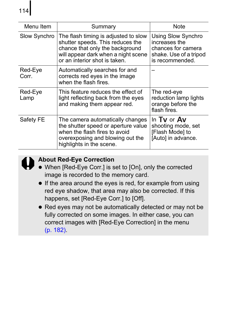 P. 114 | Canon PowerShot G10 User Manual | Page 116 / 306