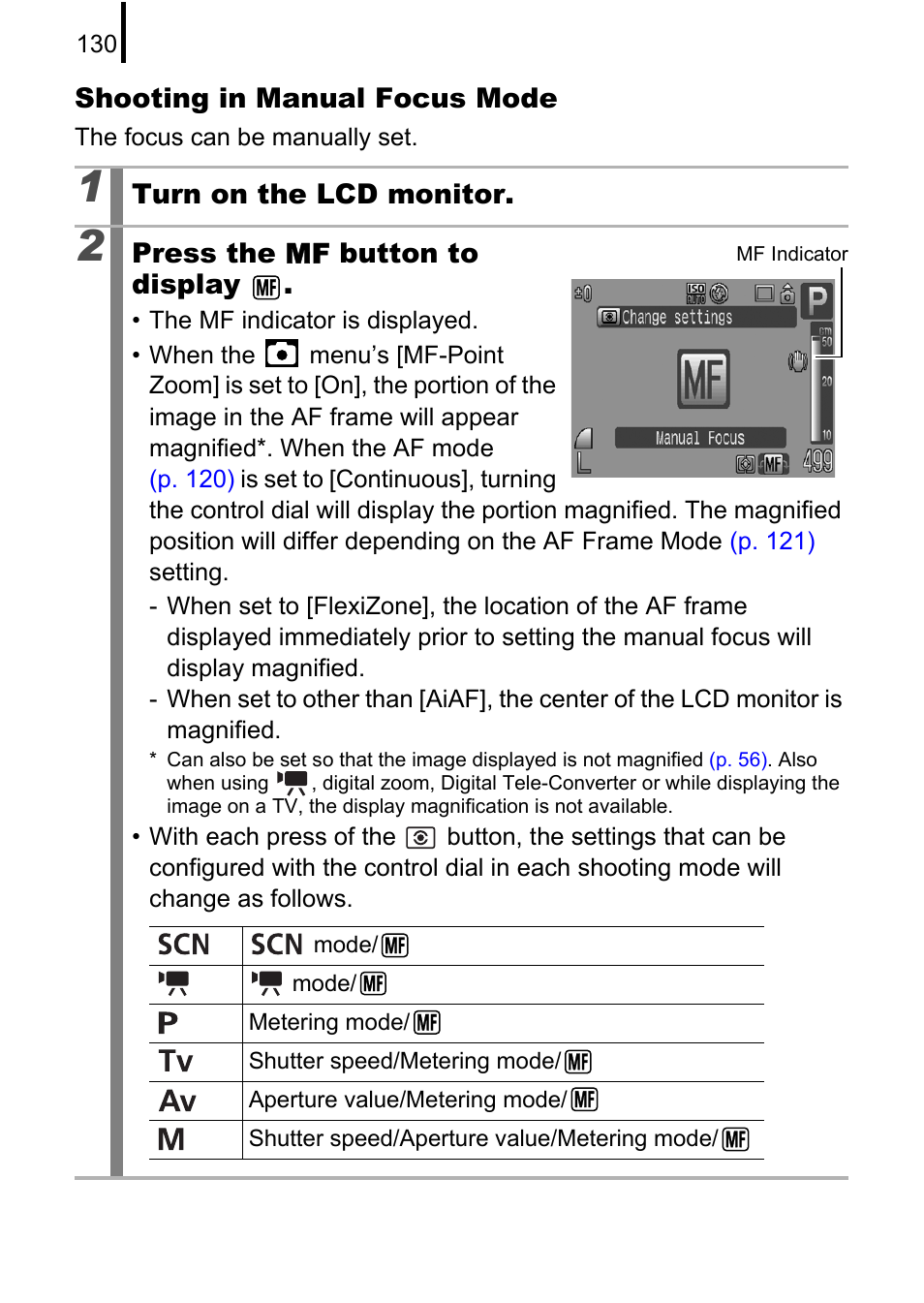 P. 130), P. 130 | Canon PowerShot G10 User Manual | Page 132 / 306
