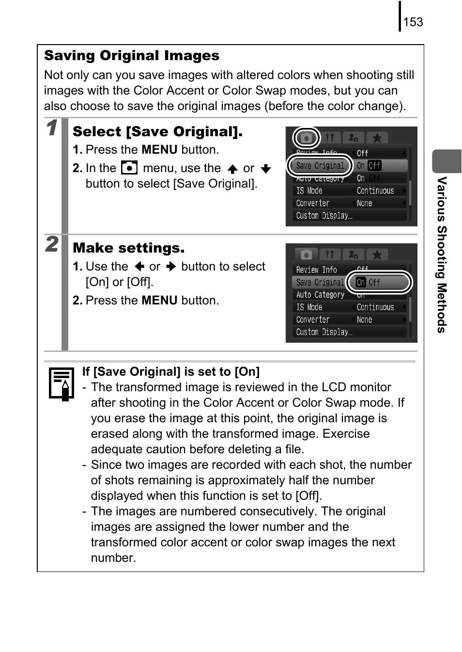 P. 153 | Canon PowerShot G10 User Manual | Page 155 / 306