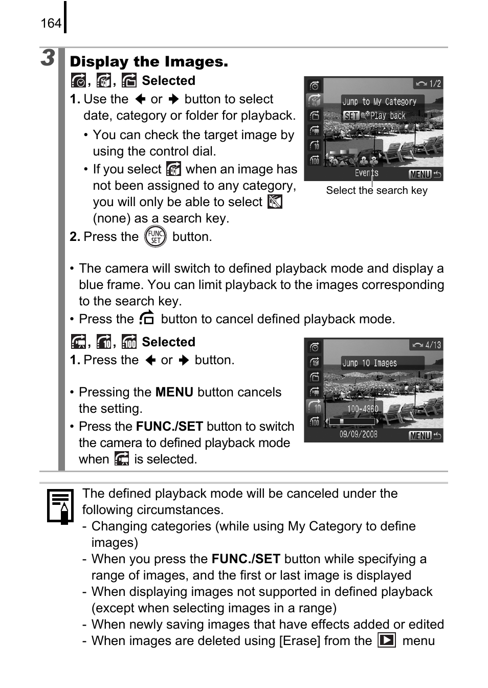 Display the images | Canon PowerShot G10 User Manual | Page 166 / 306