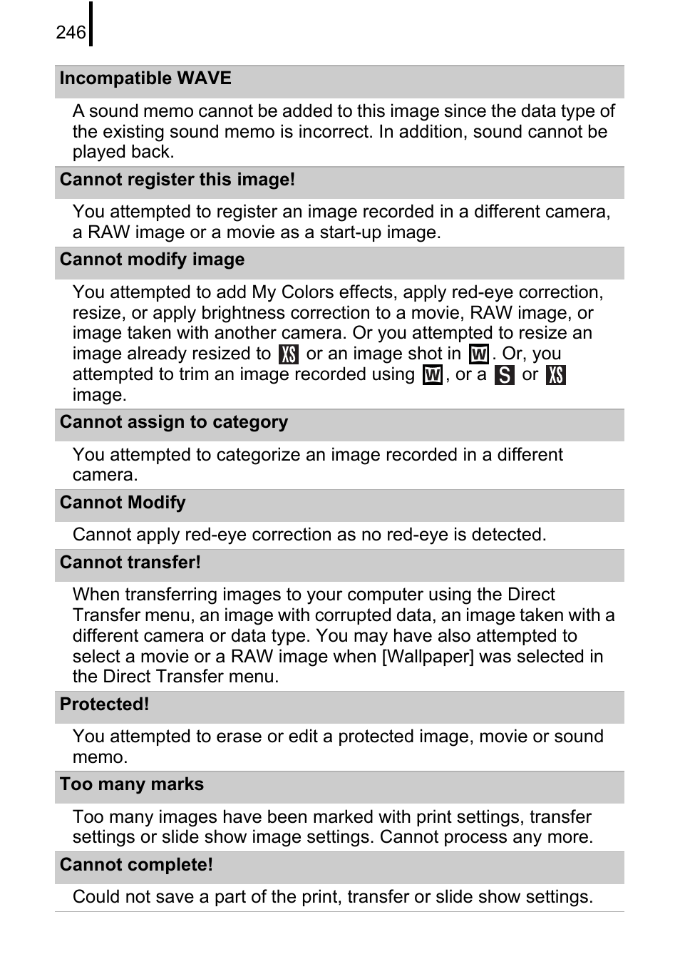 Canon PowerShot G10 User Manual | Page 248 / 306