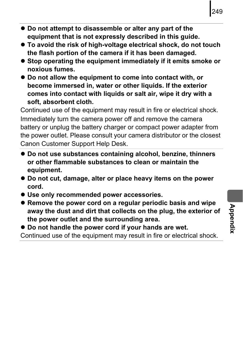 Canon PowerShot G10 User Manual | Page 251 / 306