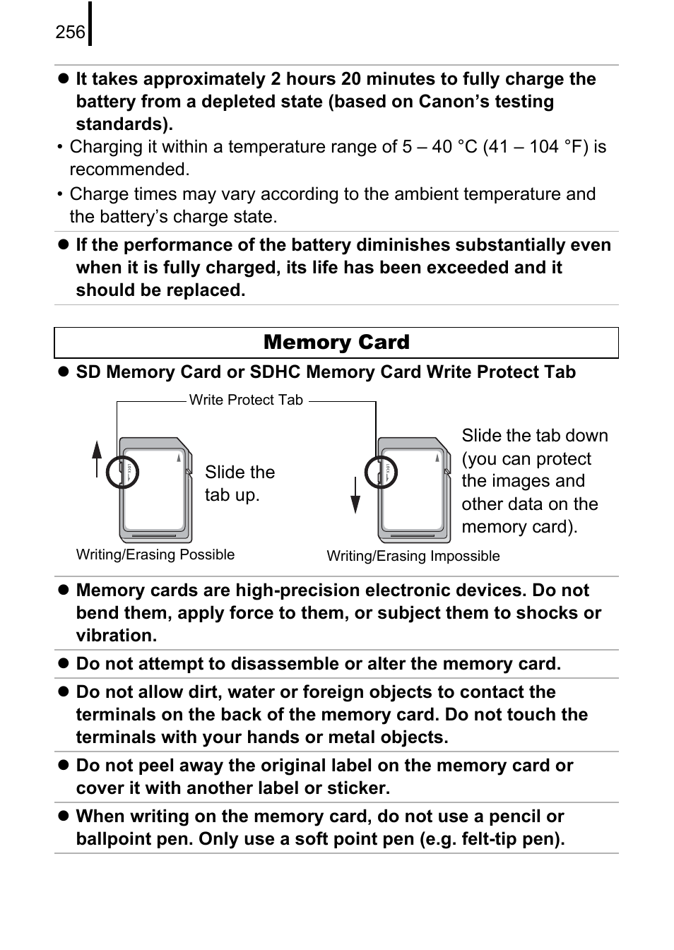 Ward, P. 256) | Canon PowerShot G10 User Manual | Page 258 / 306