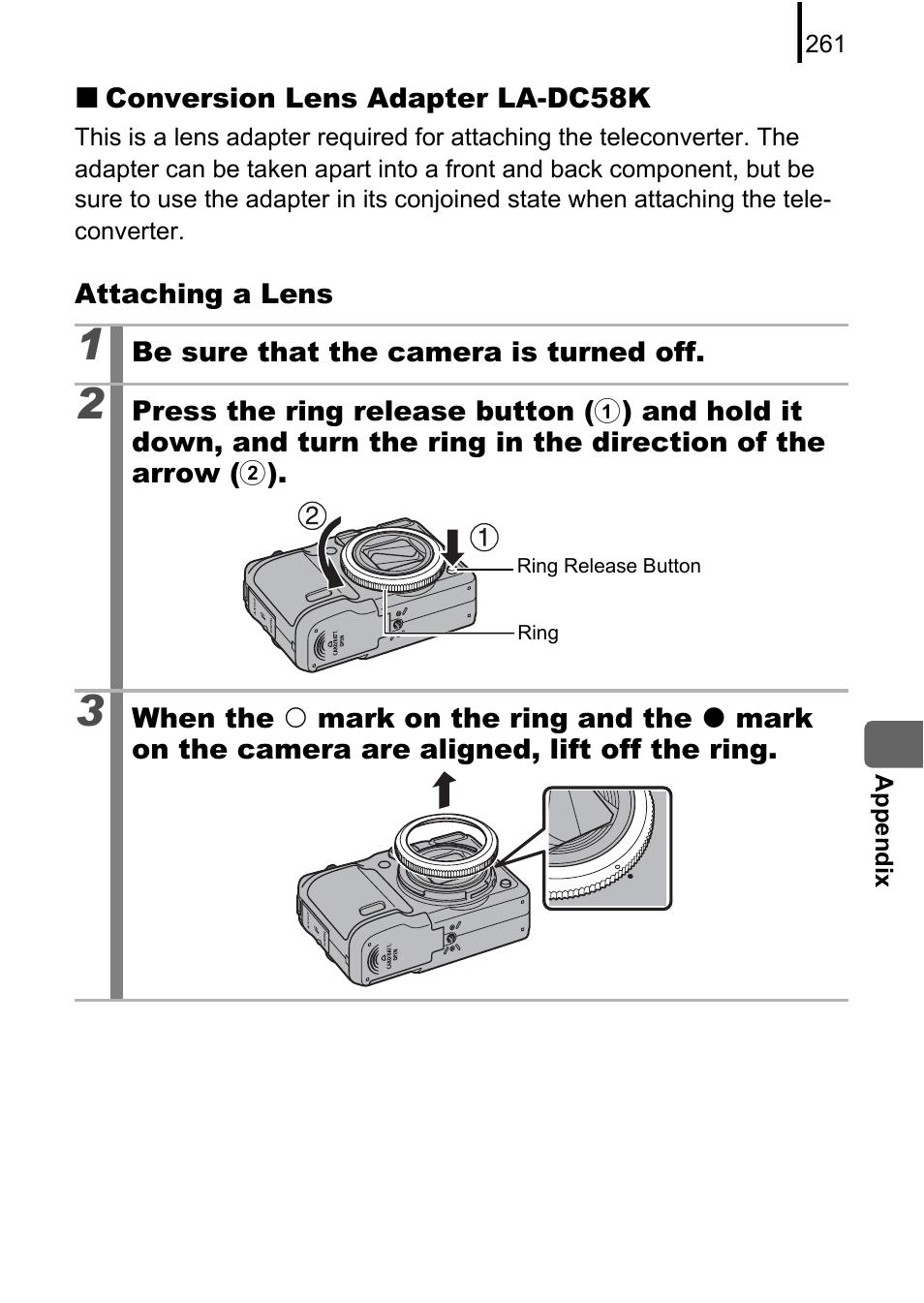 Pp. 261 | Canon PowerShot G10 User Manual | Page 263 / 306