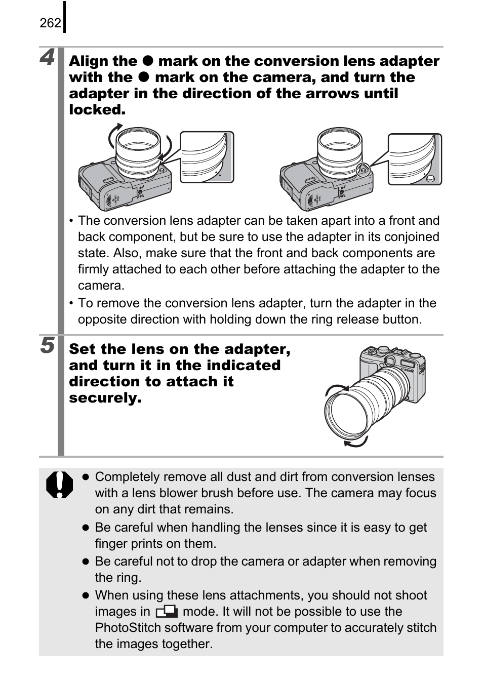 Canon PowerShot G10 User Manual | Page 264 / 306