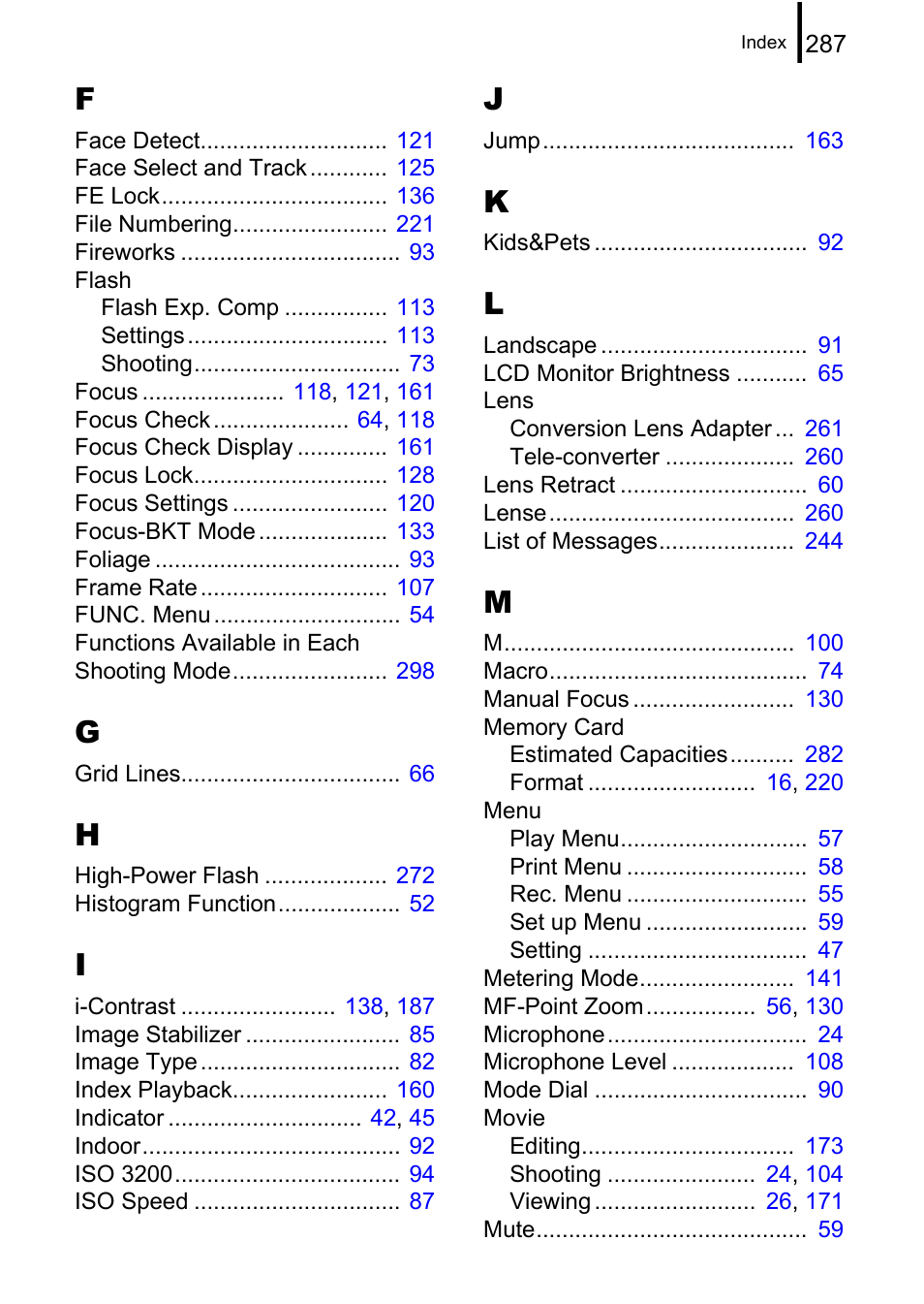 Canon PowerShot G10 User Manual | Page 289 / 306