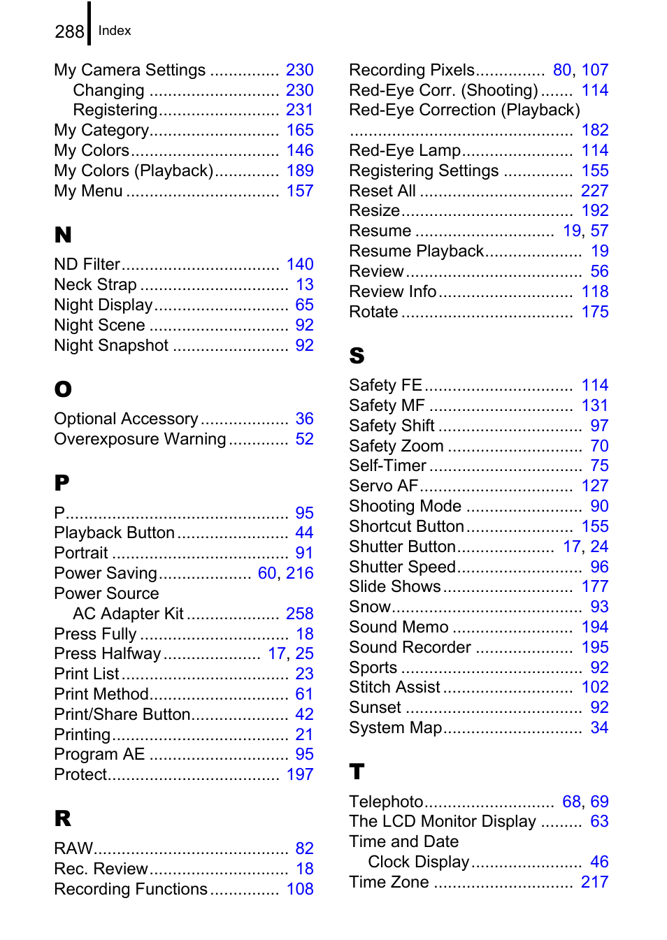 Canon PowerShot G10 User Manual | Page 290 / 306