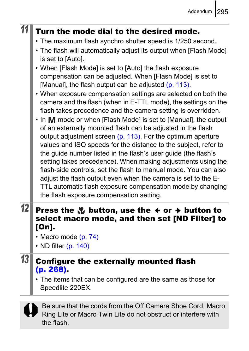 Canon PowerShot G10 User Manual | Page 297 / 306