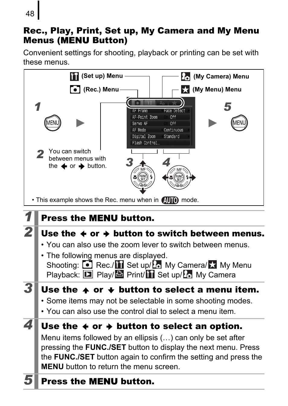 Button, P. 48) | Canon PowerShot G10 User Manual | Page 50 / 306