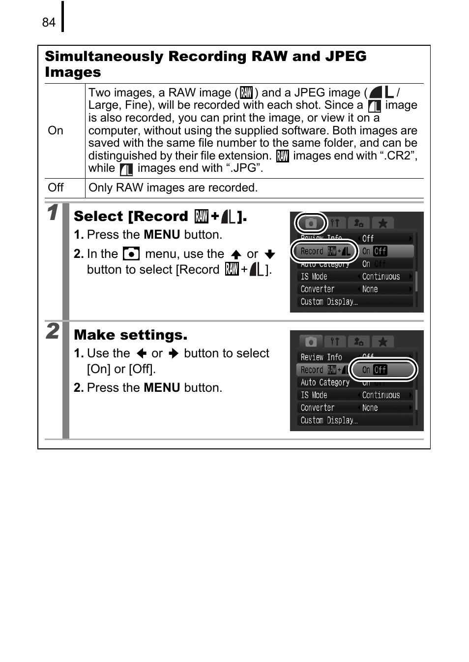 P. 84 | Canon PowerShot G10 User Manual | Page 86 / 306