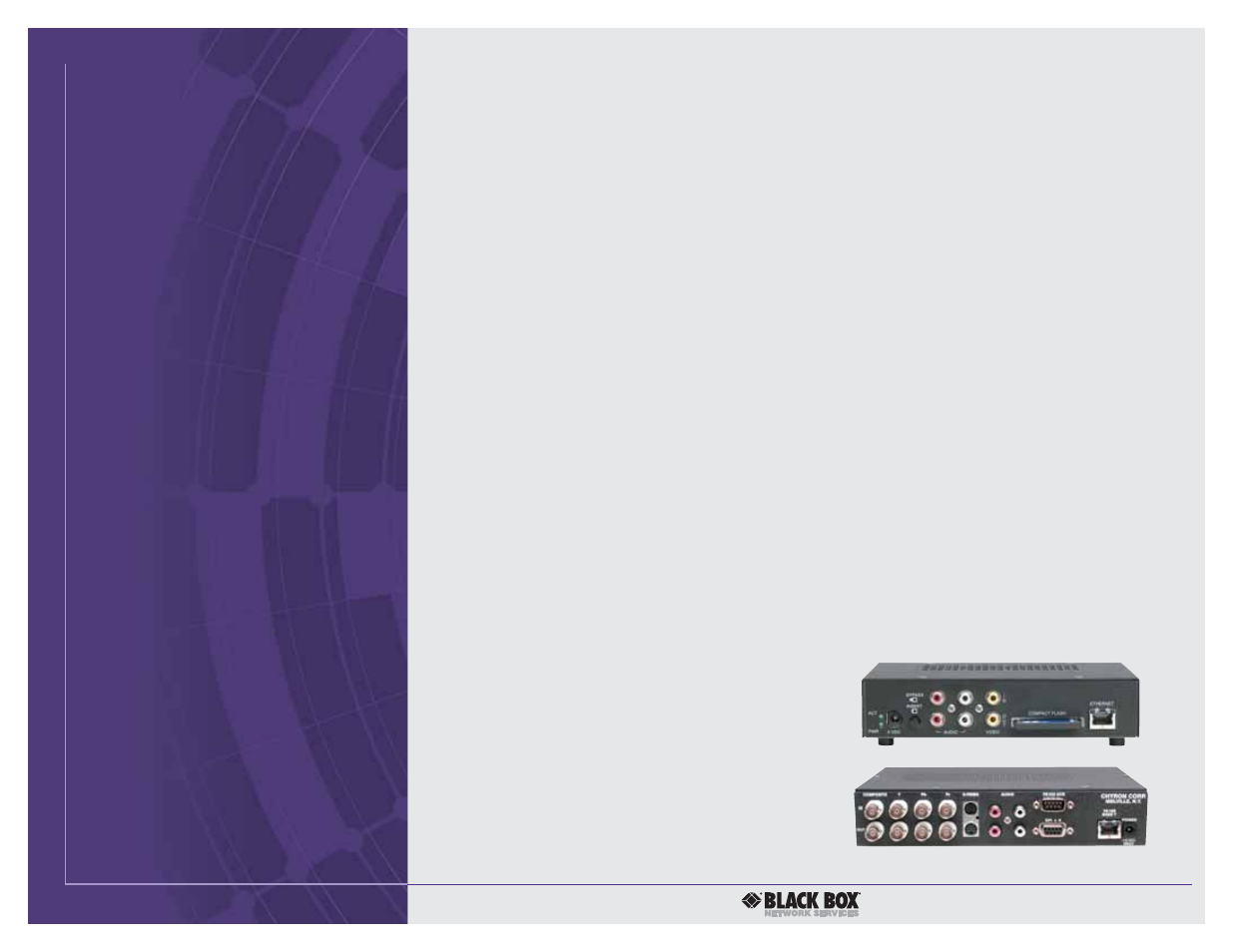2 of 3, Features, Overview | Black Box CRT Direct View TV User Manual | Page 2 / 3
