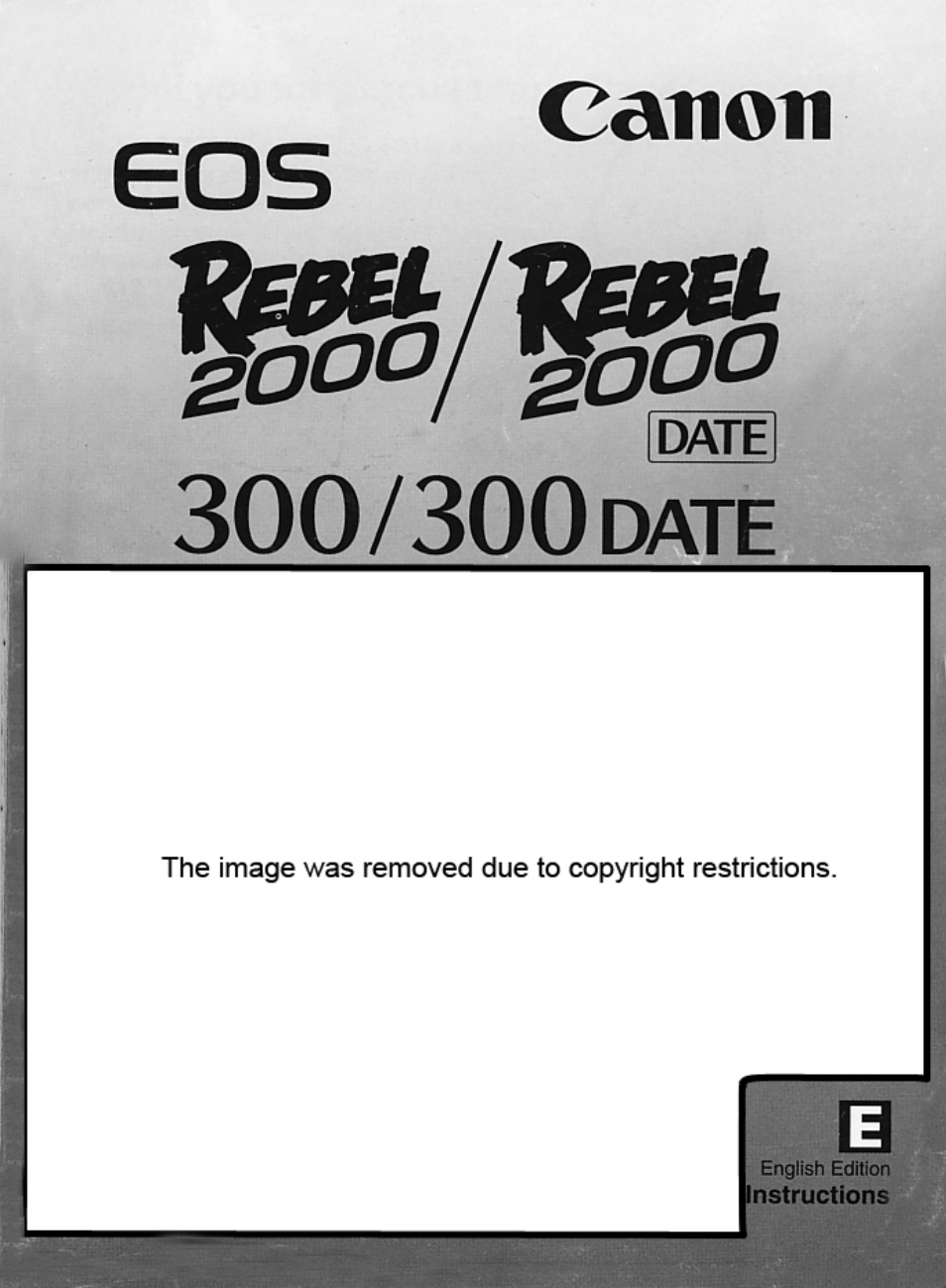 Canon EOS Rebel 2000 User Manual | 76 pages