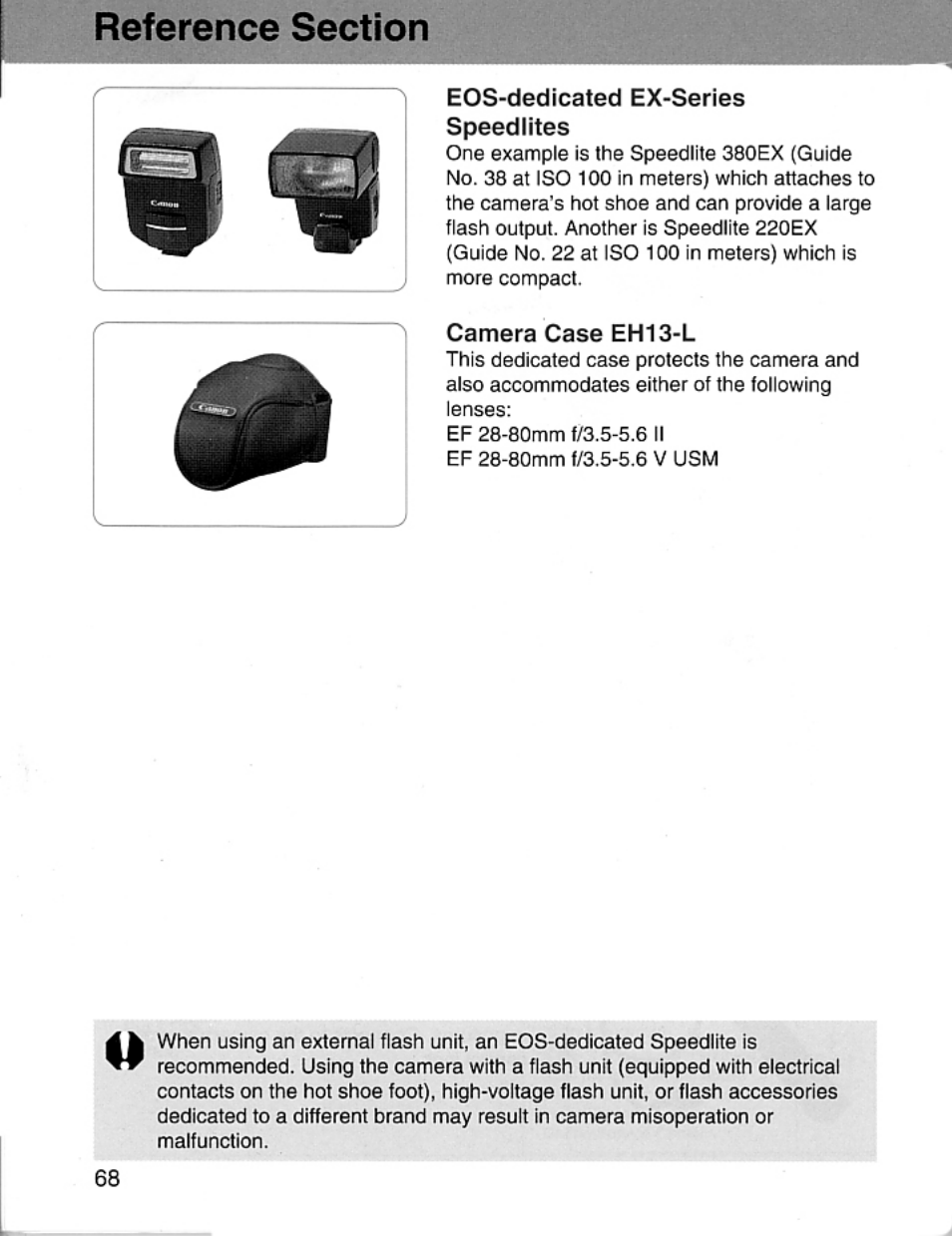 Canon EOS Rebel 2000 User Manual | Page 68 / 76