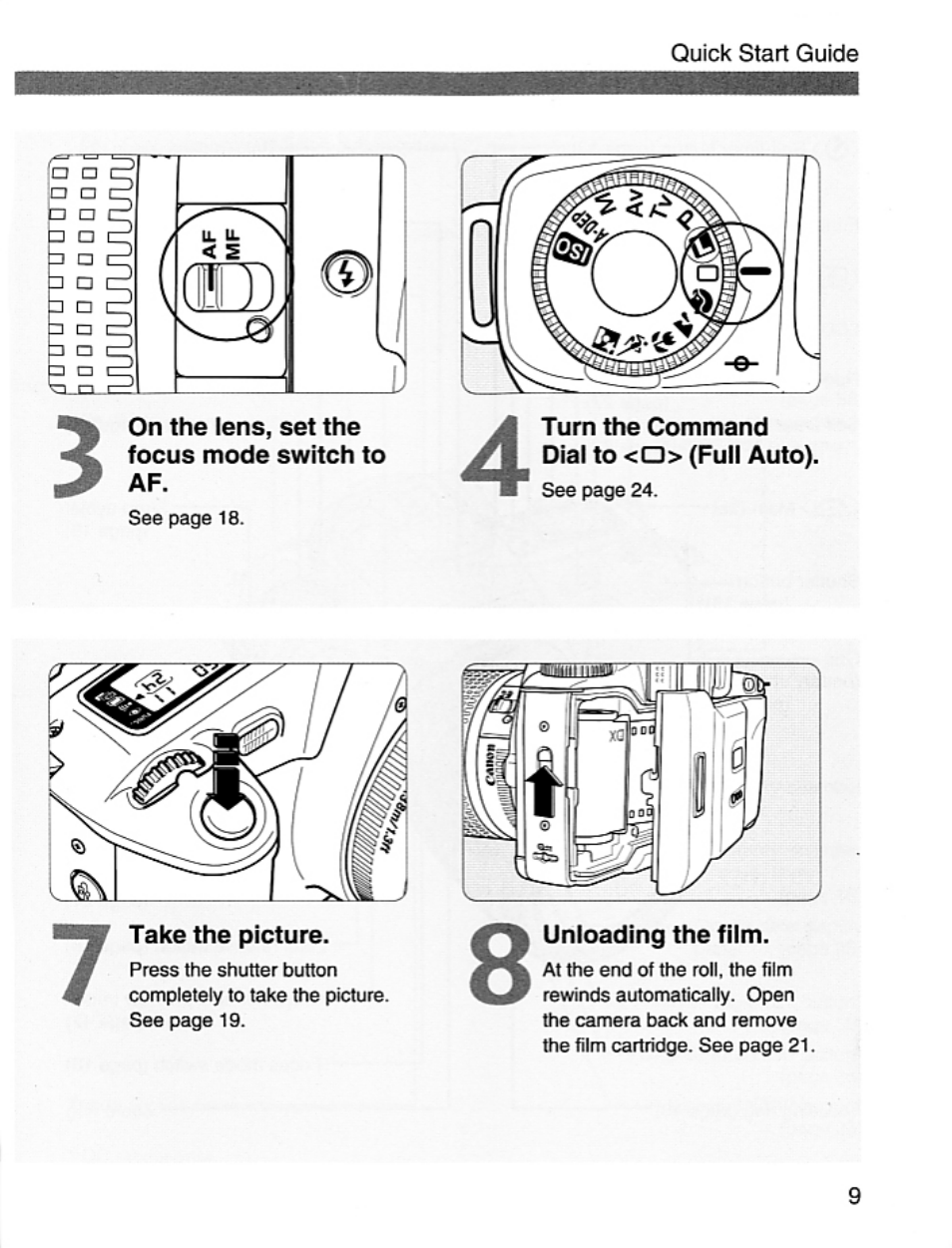 Canon EOS Rebel 2000 User Manual | Page 9 / 76
