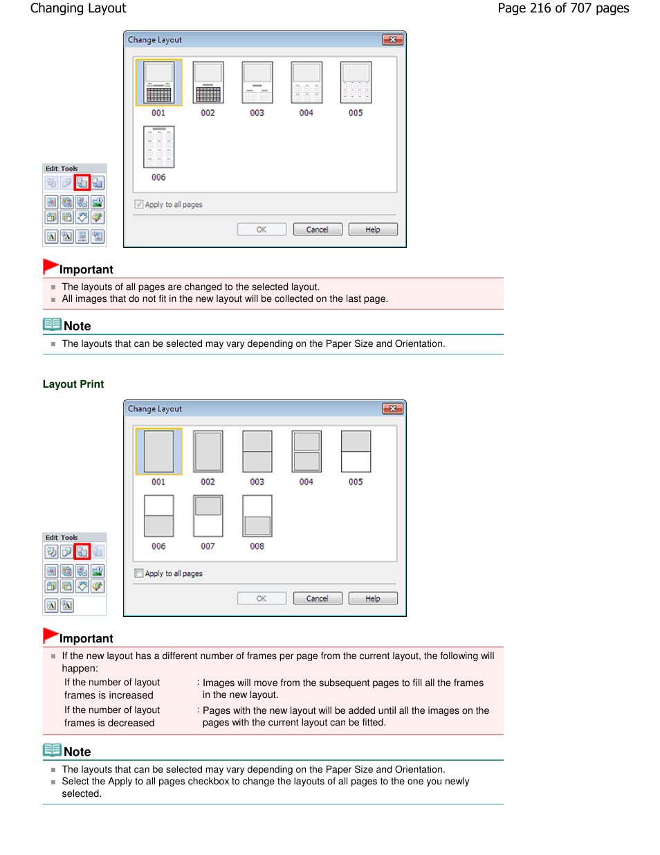 Canon mp280 User Manual | Page 216 / 707