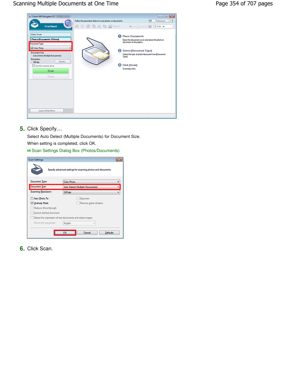 Canon mp280 User Manual | Page 354 / 707