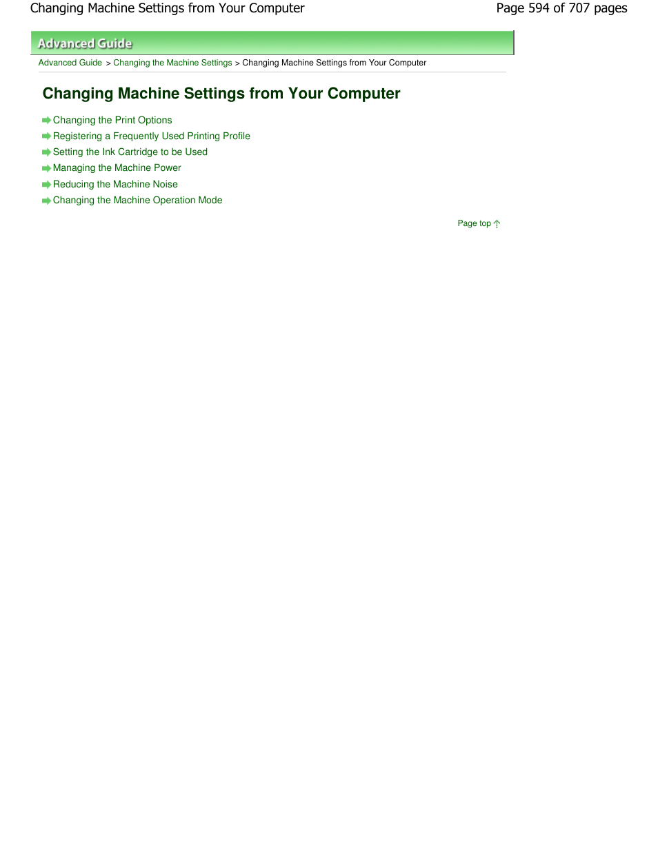 Changing machine settings from your computer | Canon mp280 User Manual | Page 594 / 707