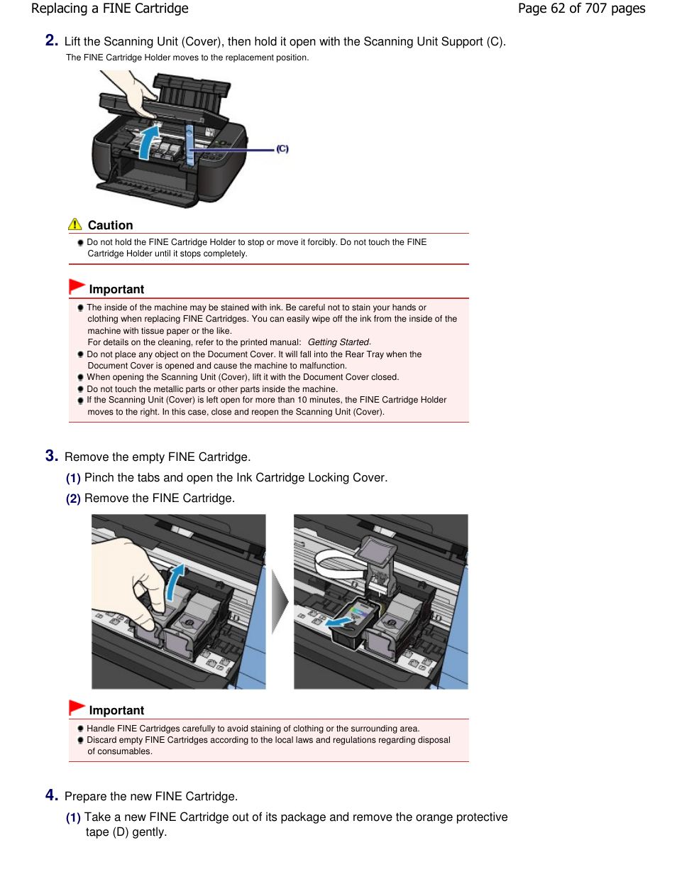 Canon mp280 User Manual | Page 62 / 707