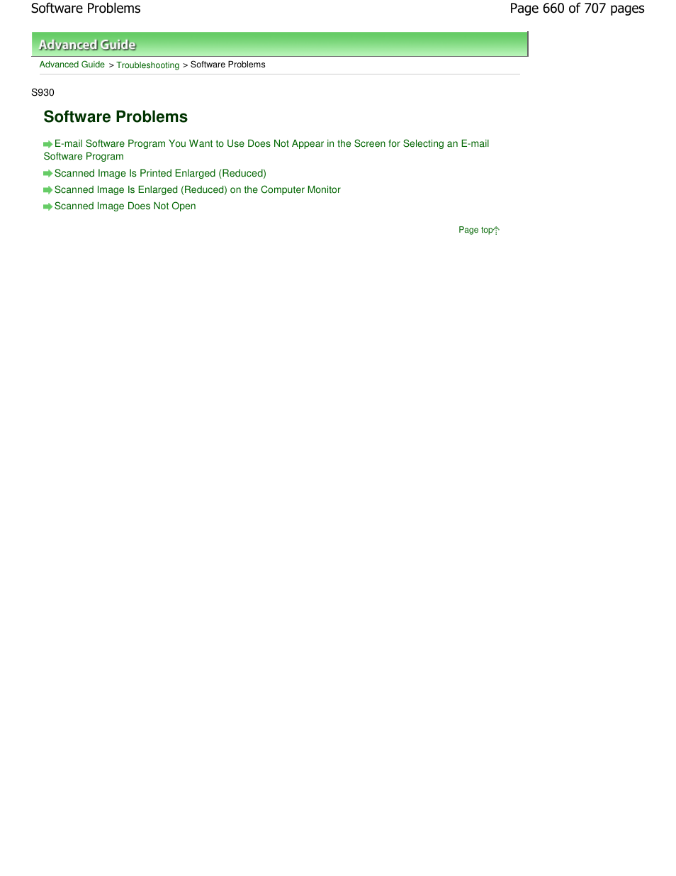 Software problems | Canon mp280 User Manual | Page 660 / 707