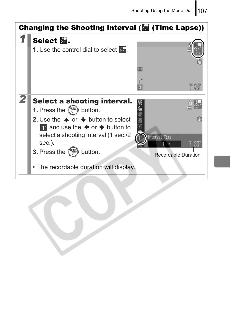 Canon PowerShot G9 User Manual | Page 109 / 275
