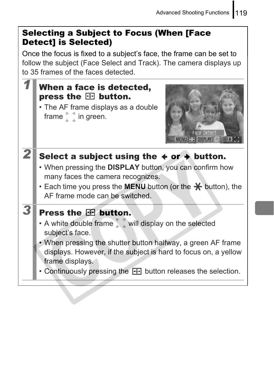 Canon PowerShot G9 User Manual | Page 121 / 275