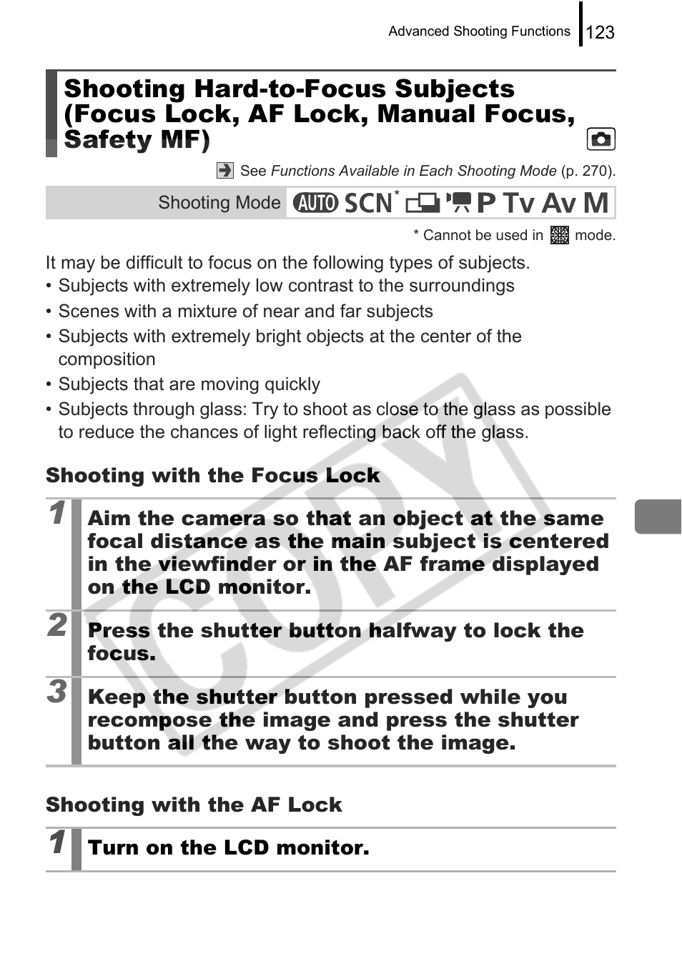 Canon PowerShot G9 User Manual | Page 125 / 275