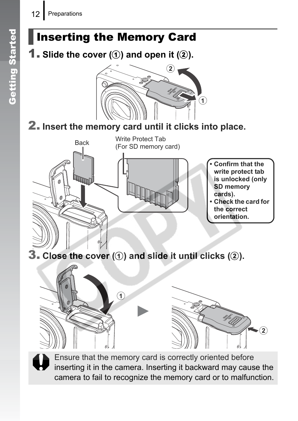 Canon PowerShot G9 User Manual | Page 14 / 275