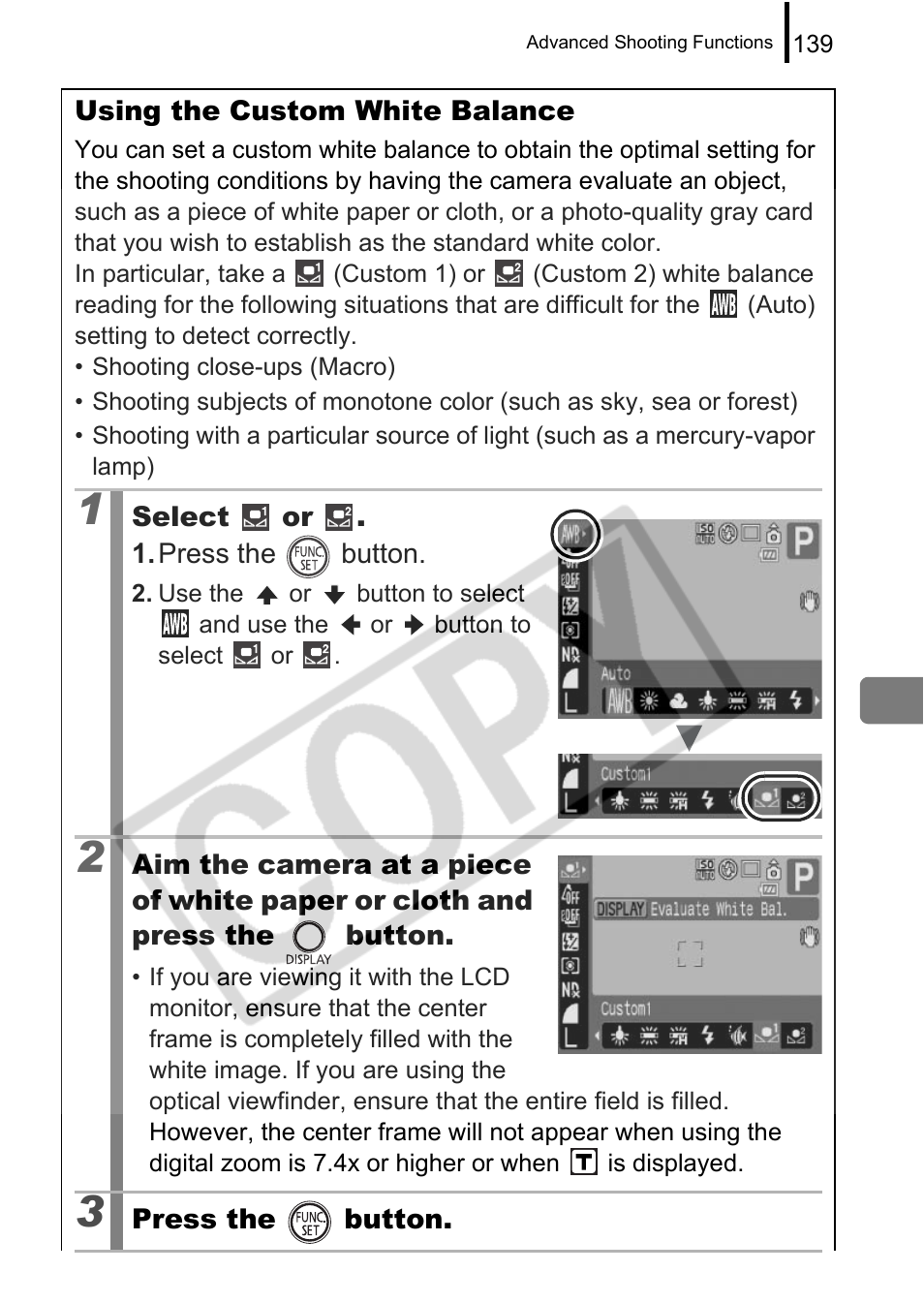 Canon PowerShot G9 User Manual | Page 141 / 275