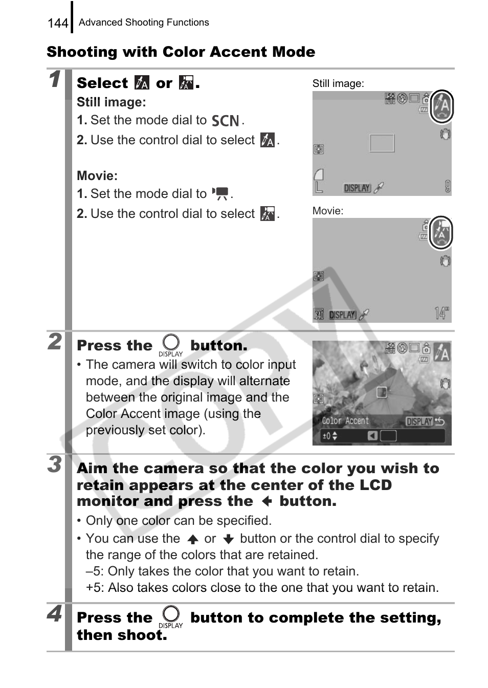 Canon PowerShot G9 User Manual | Page 146 / 275