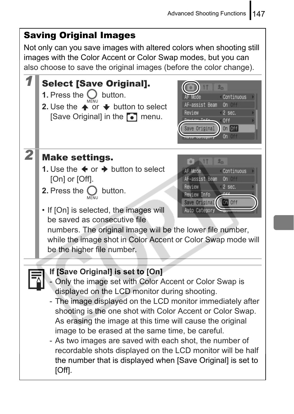 Canon PowerShot G9 User Manual | Page 149 / 275