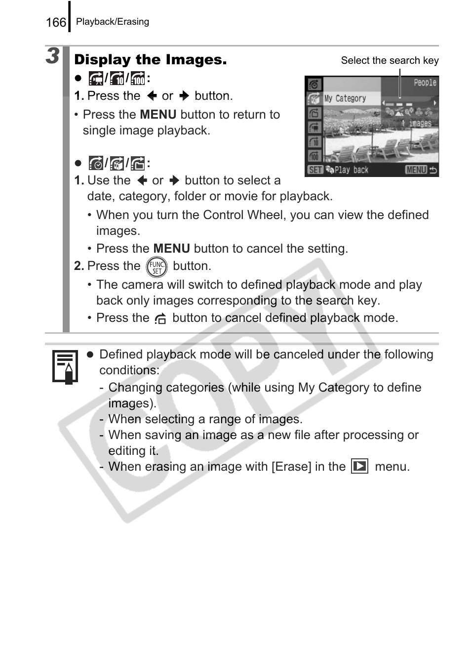 Display the images | Canon PowerShot G9 User Manual | Page 168 / 275