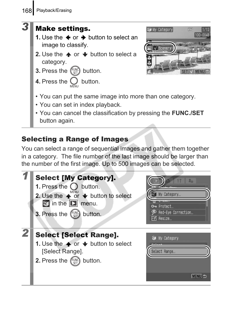 Canon PowerShot G9 User Manual | Page 170 / 275