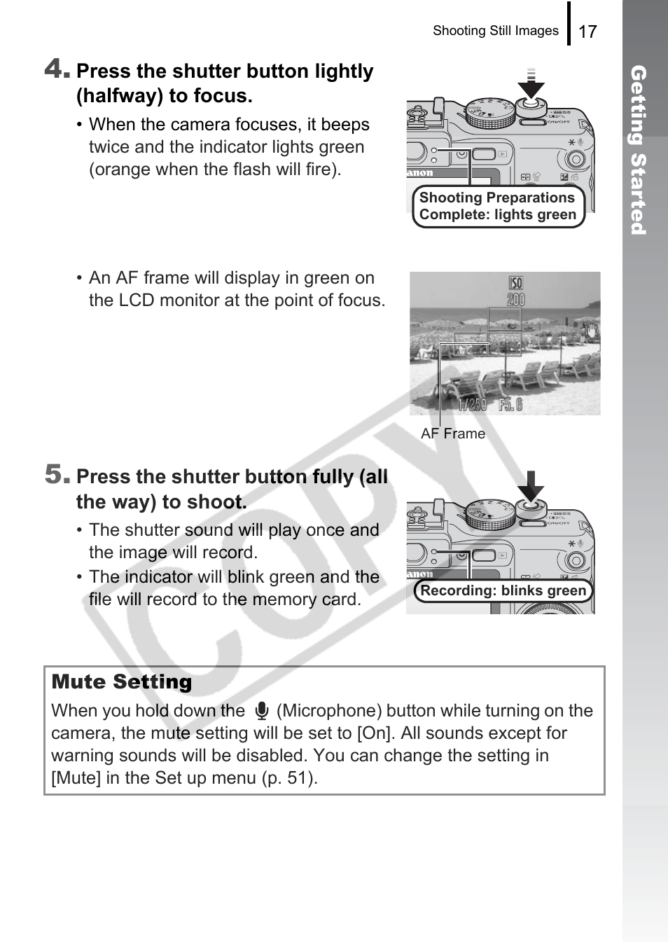 Canon PowerShot G9 User Manual | Page 19 / 275