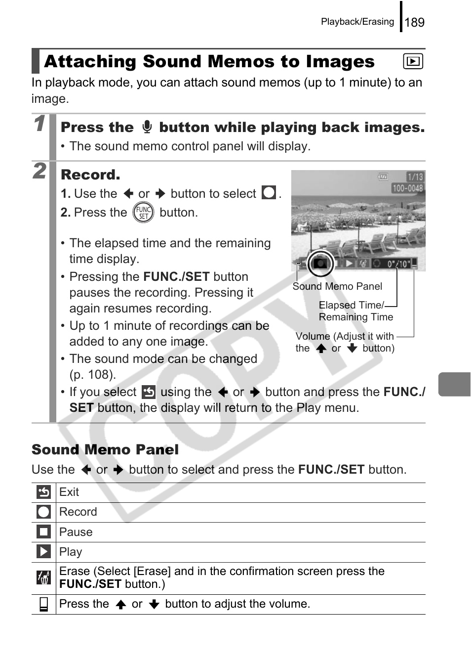 Canon PowerShot G9 User Manual | Page 191 / 275