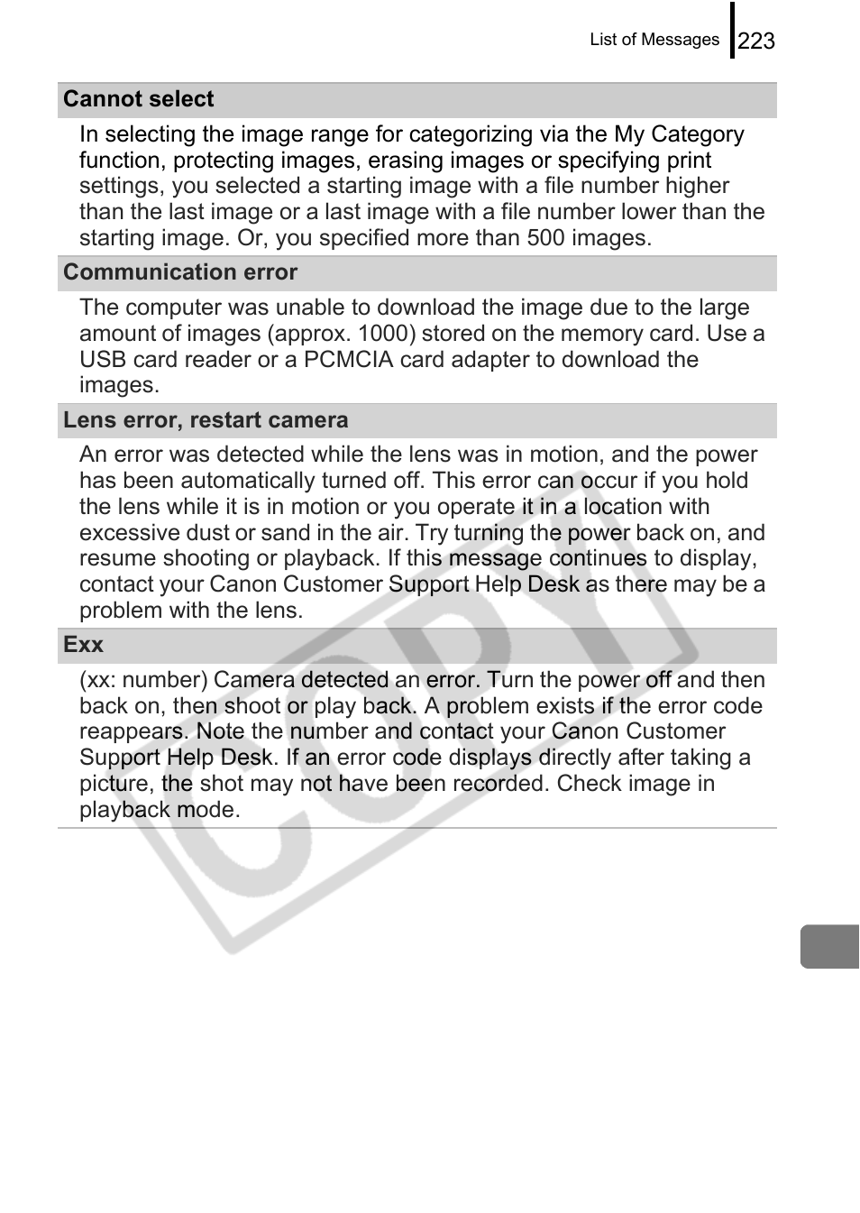 Canon PowerShot G9 User Manual | Page 225 / 275