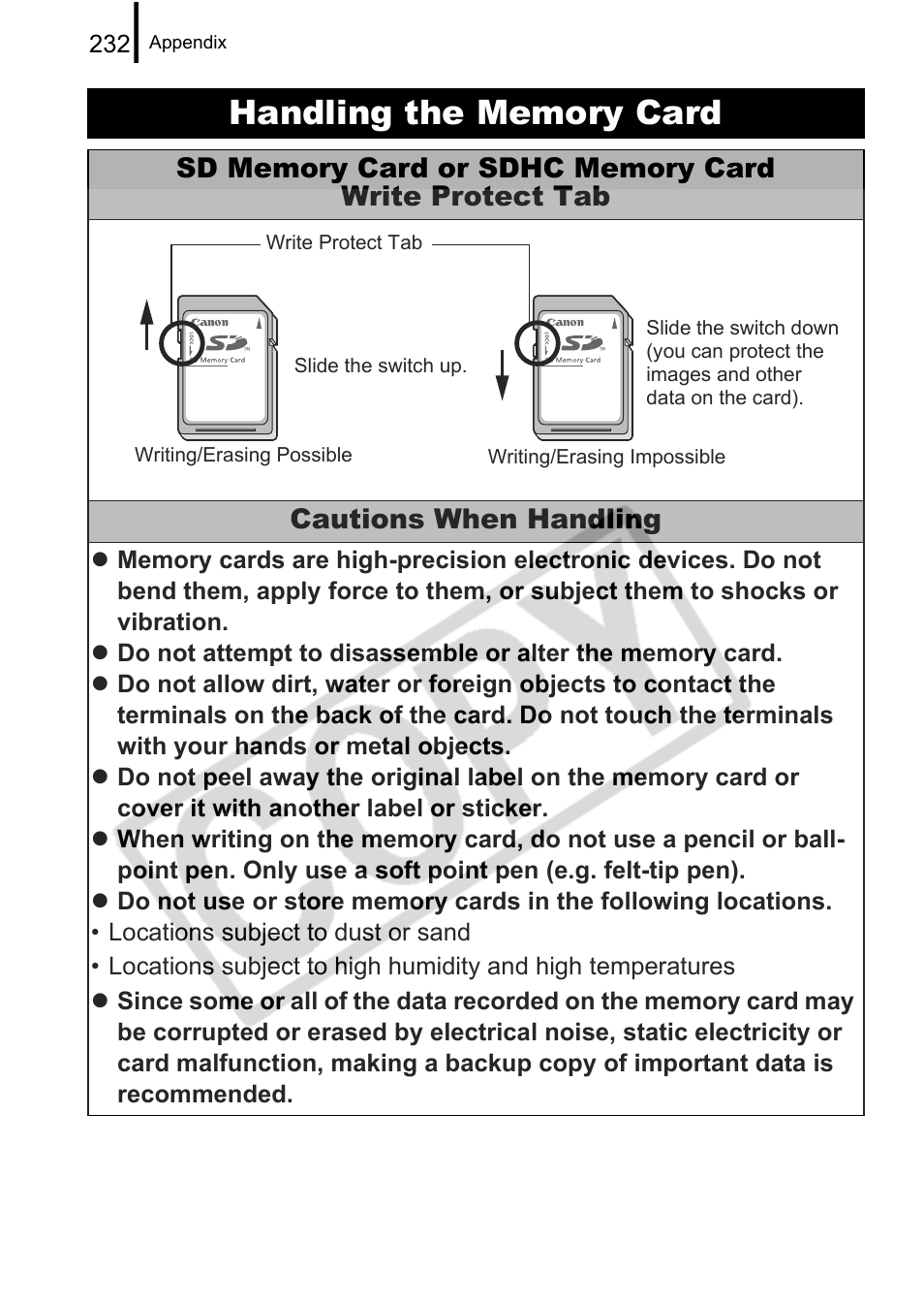 Canon PowerShot G9 User Manual | Page 234 / 275