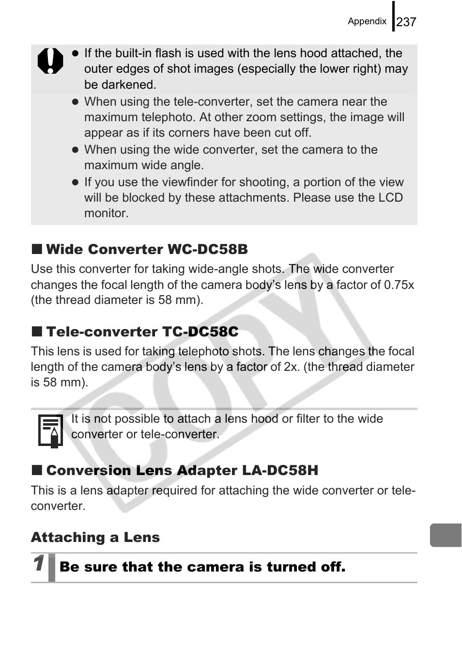 Canon PowerShot G9 User Manual | Page 239 / 275