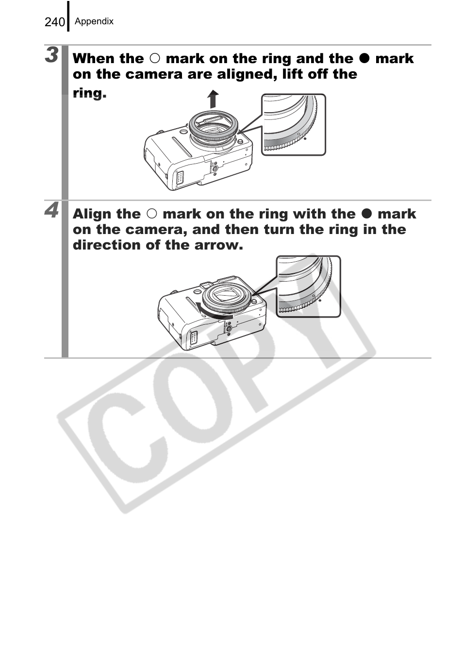 Canon PowerShot G9 User Manual | Page 242 / 275