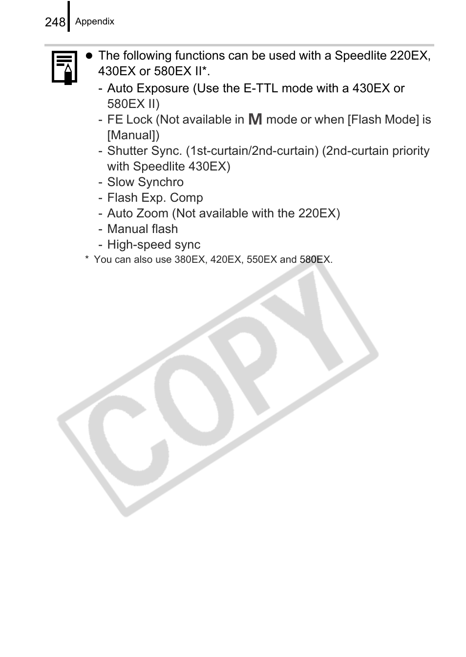 Canon PowerShot G9 User Manual | Page 250 / 275