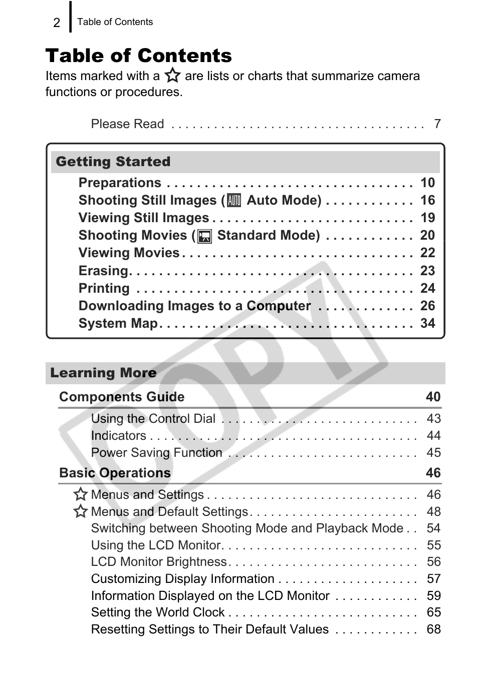 Canon PowerShot G9 User Manual | Page 4 / 275