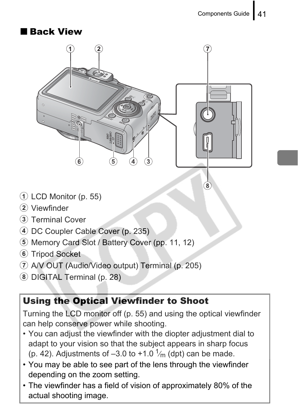 Canon PowerShot G9 User Manual | Page 43 / 275