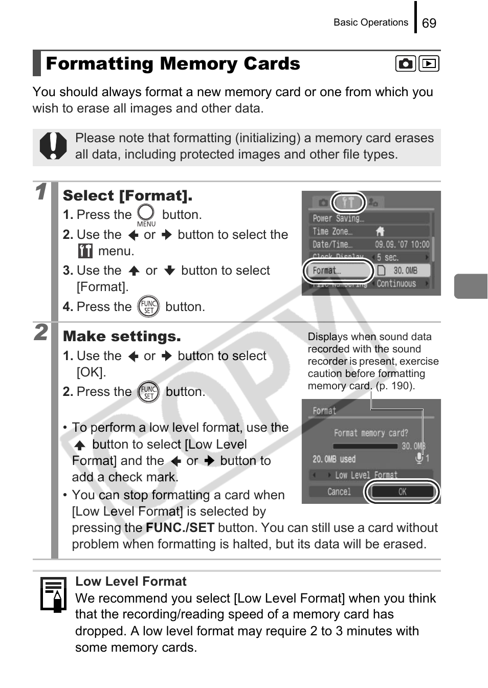 Canon PowerShot G9 User Manual | Page 71 / 275