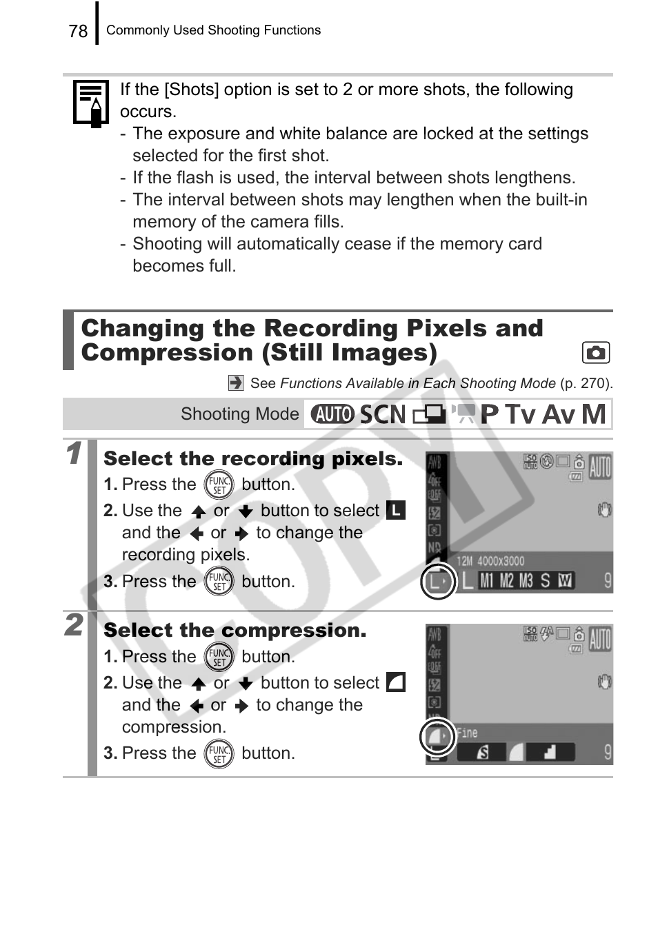 Canon PowerShot G9 User Manual | Page 80 / 275