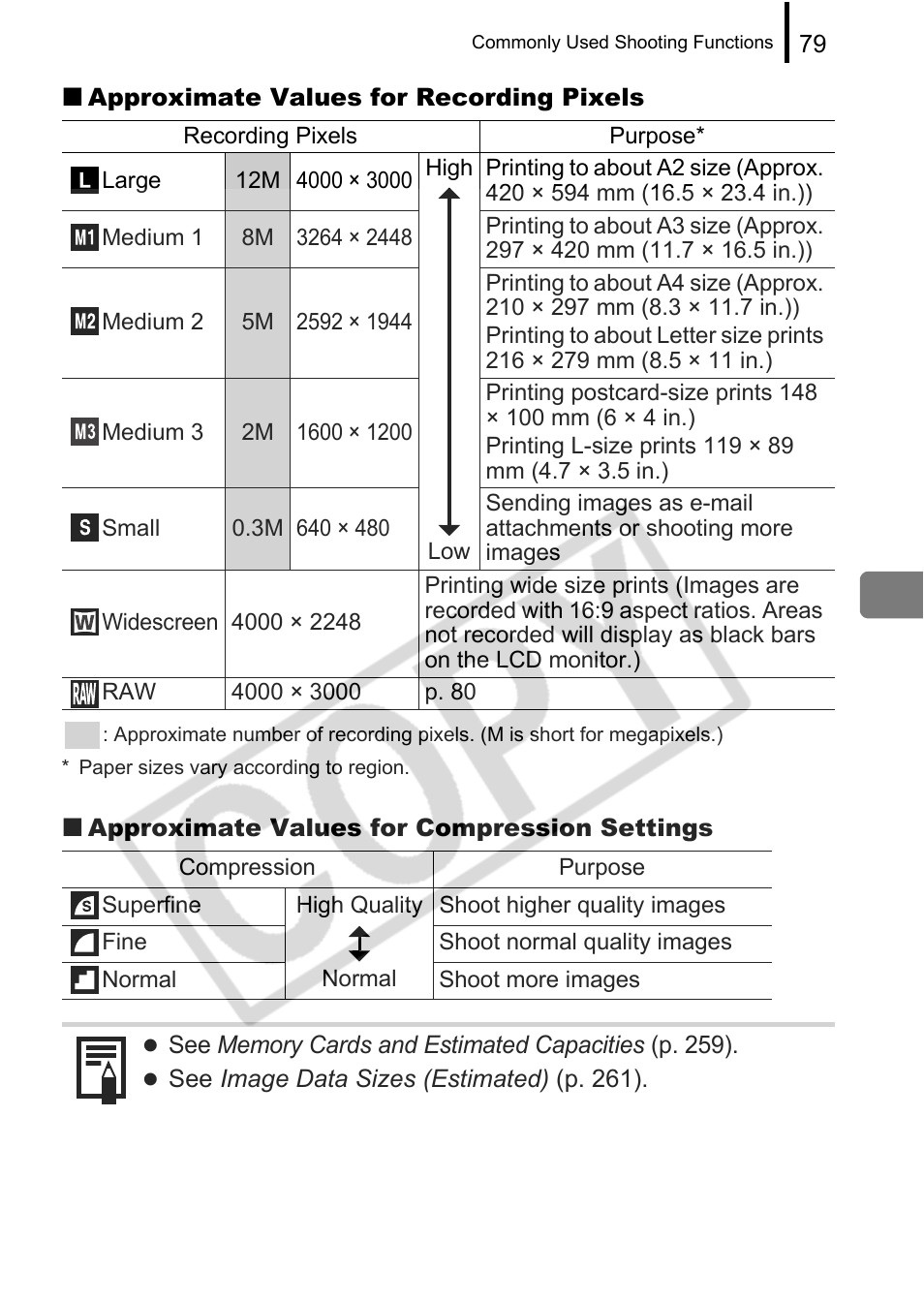 Canon PowerShot G9 User Manual | Page 81 / 275