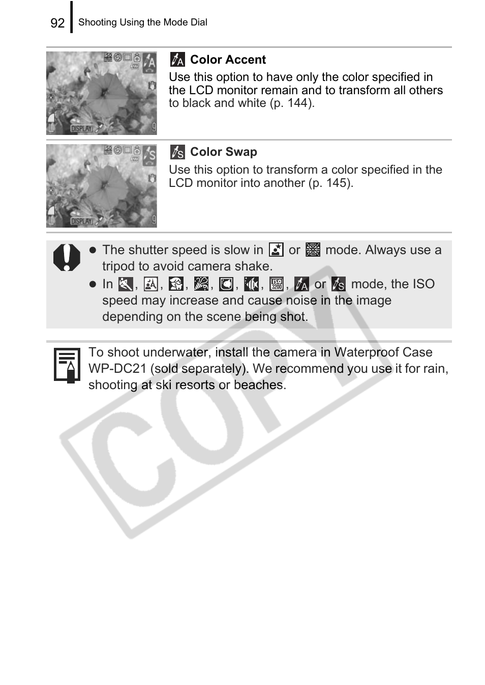 Canon PowerShot G9 User Manual | Page 94 / 275